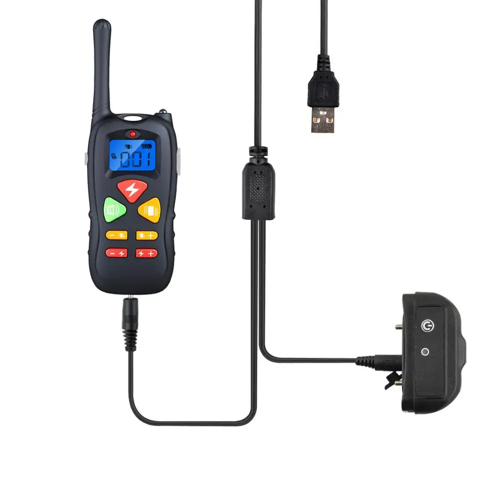 Decorative Remote control training electronic shock absorber anti-squeak pet dog collar