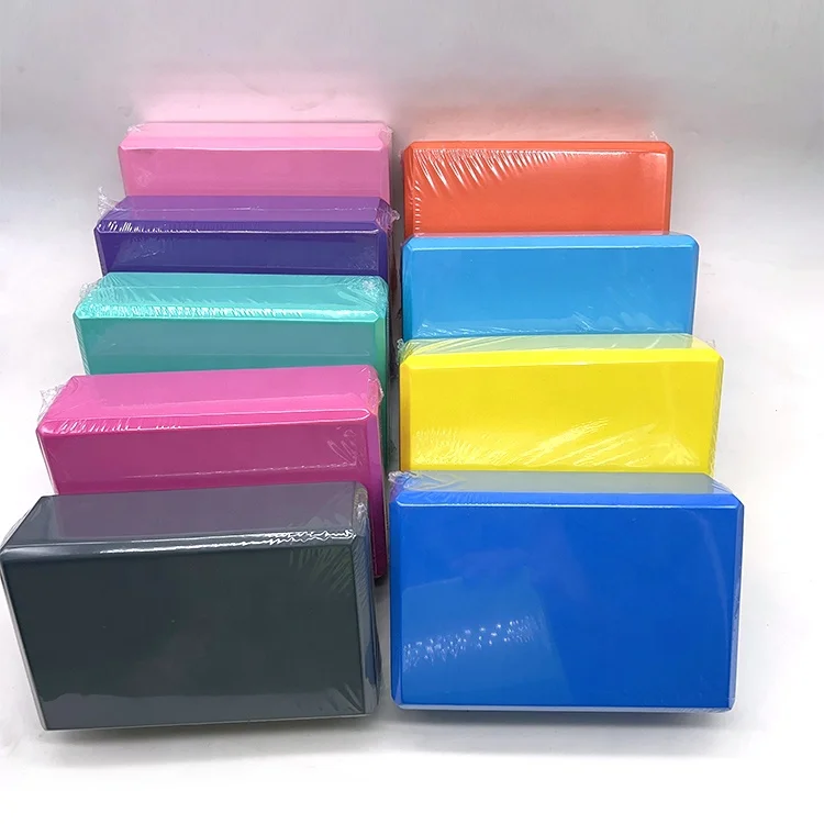 ZHOYA SPORT Factory Directly Low MOQ Ready to Ship Lightweight High Density EVA Foam Yoga Block Non-Slip