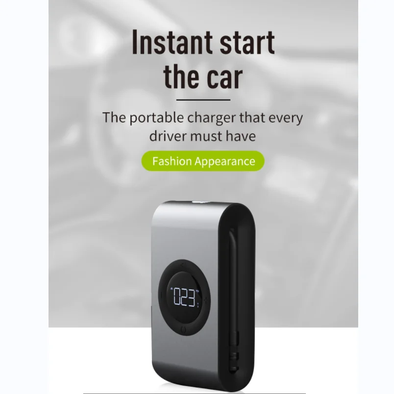 new design 2 In 1 Car Air Compressor 150 PSI DC 12V 10000 mAh Wireless Pump Car Jump Starter