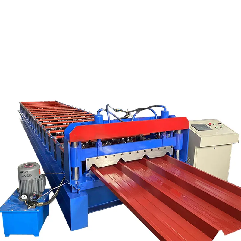 Trapezoidal Veneer Tile Pressing Machinery Equipment Roof Board Tile Forming Machine