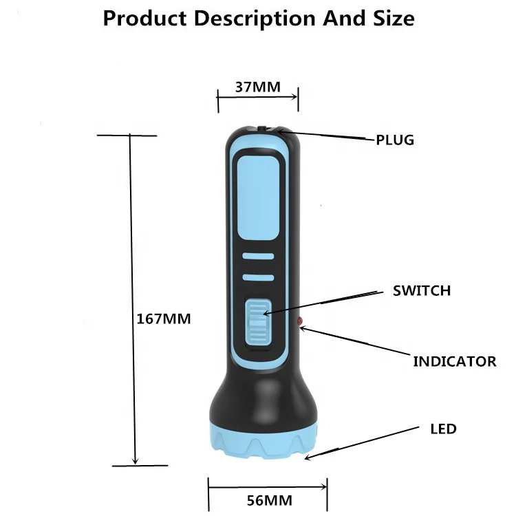 2W Aluminum Reflector Cup High Quality Portable Hunting Flashlight Rechargeable LED Torch Light