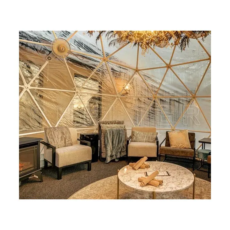 Waterproof PVC Cover Clear Dome Large Igloo Geodesic Dome Tents