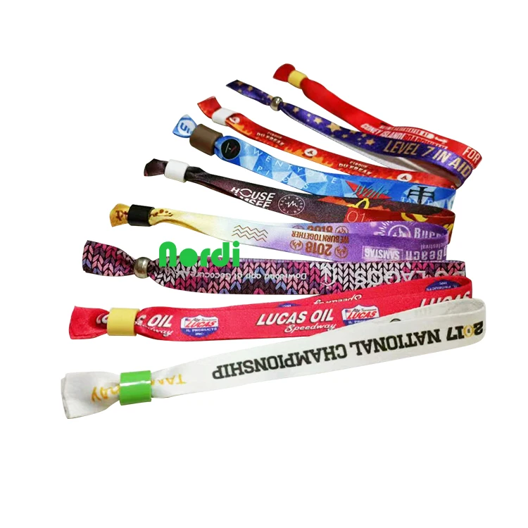 party supplies woven wristband fabric bracelet for christmas for wedding for event gift item