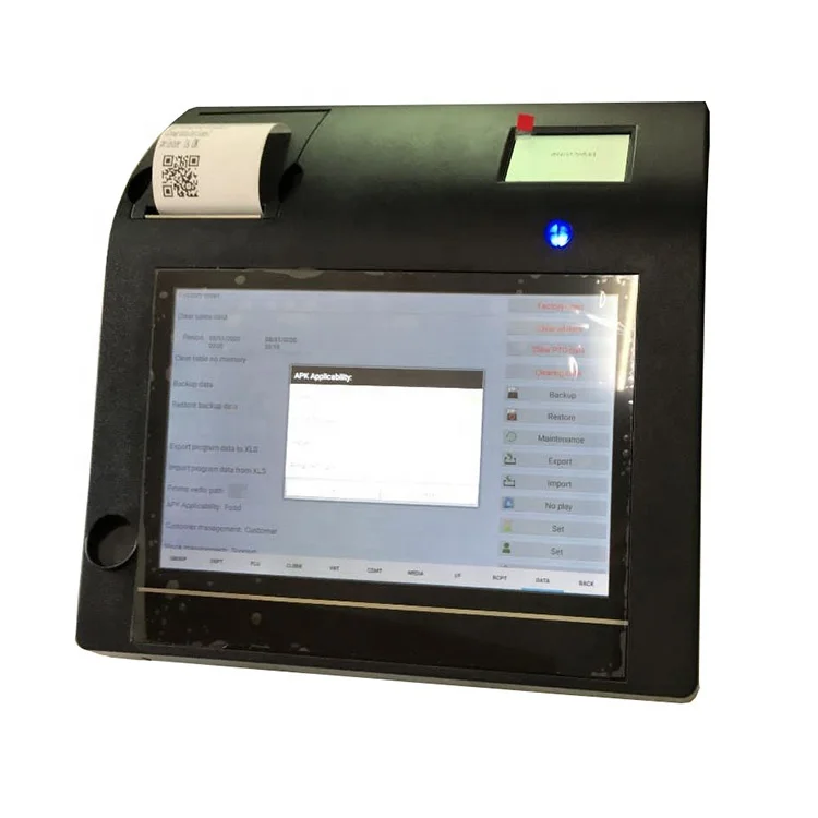 ITCF-101TAR RK3288 процессор 10 1 дюймов сенсорный android pos терминал сборка в принтер с пищевым программным обеспечением ресторане