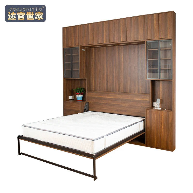 Murphy Bed with Mattress Modern Customized China Manufacturer Manual Bunk Frame Bed