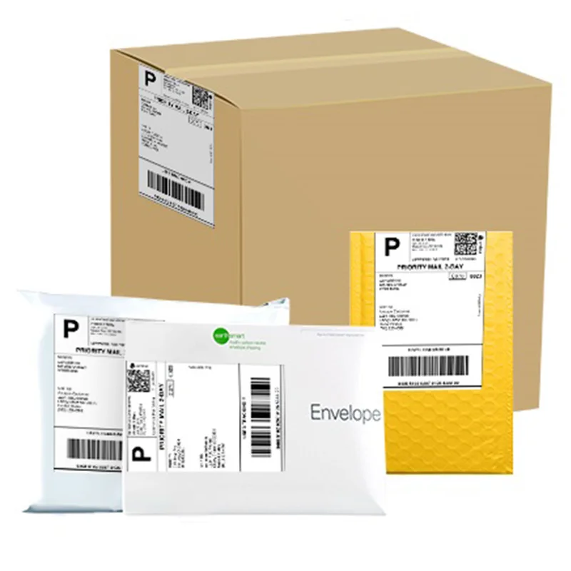 Shipping Labels 4' X 6'Mailing Address Label Printing Thermal Waybill Waterproof with China Manufacturing Factory