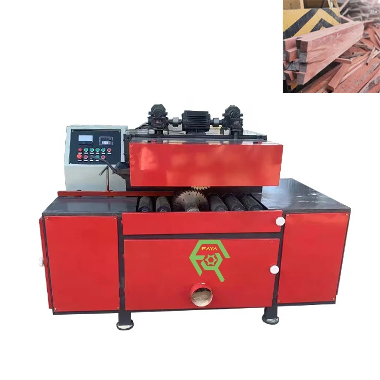 High capacity wood sawing machine Multi-blade saw cutting machine Wood splitter for sale