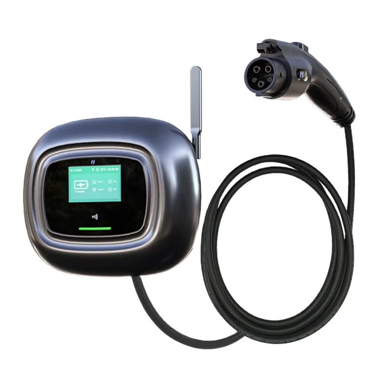 Khons Manufacturer 10kw 250V AC EV Charger Type 1 Sae J1772 Plug Wallbox Fast Electric Vehicle EV Charging Stations