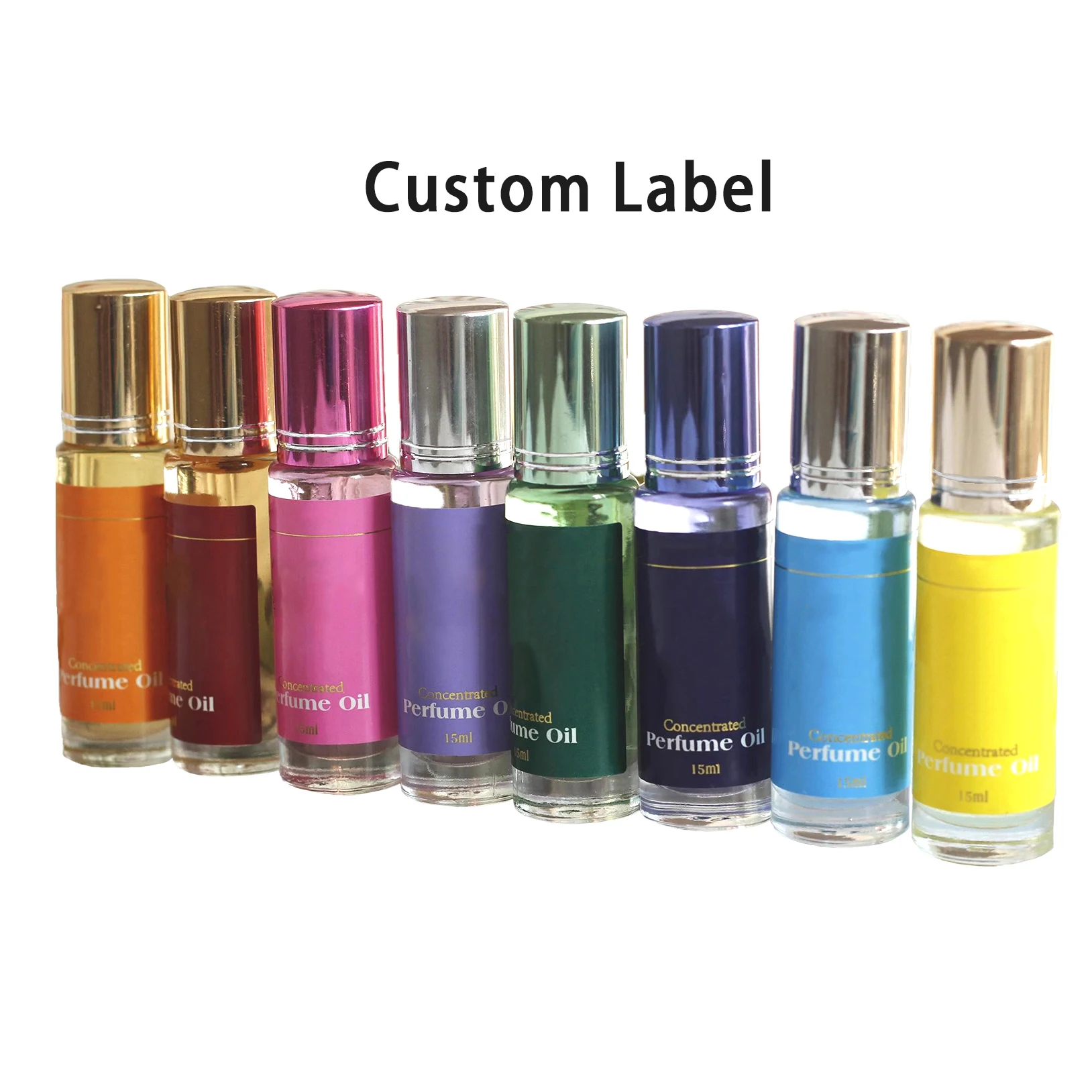 perfume oil roller bottle with packing box