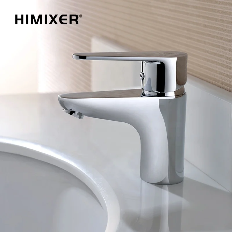 HIMIXER small MOQ CUPC single handle toilet faucet wall mounted brass basin faucets