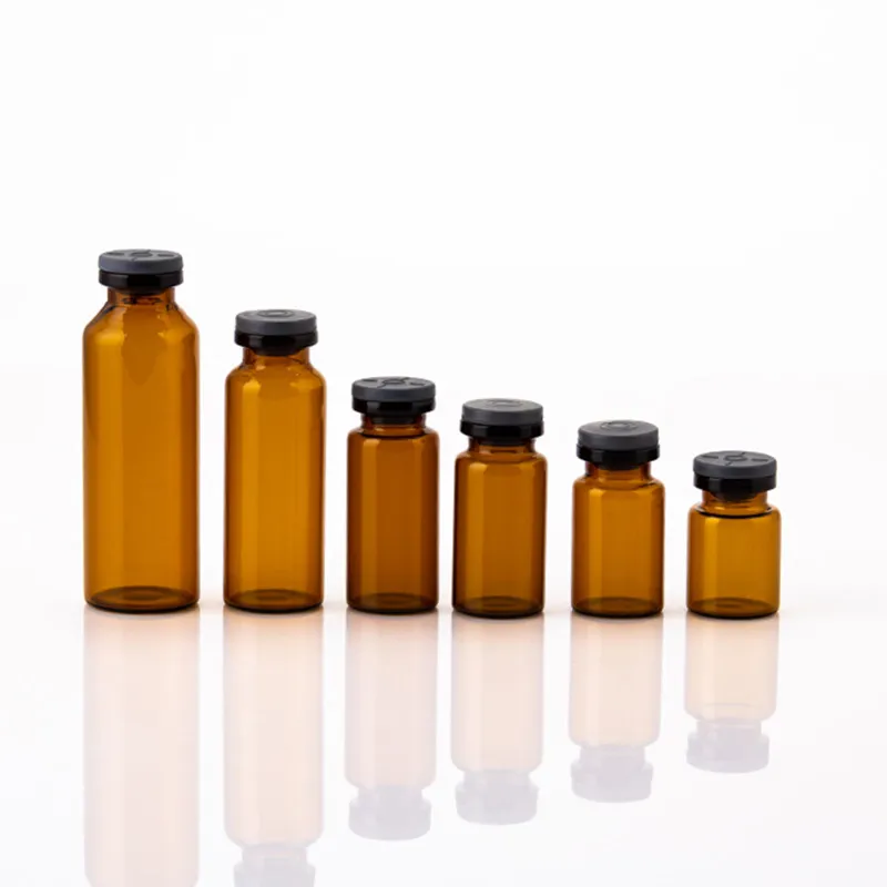 Low price china wholesale 1ml/2ml/3ml small amber glass vial vitamin b12 vials for injections