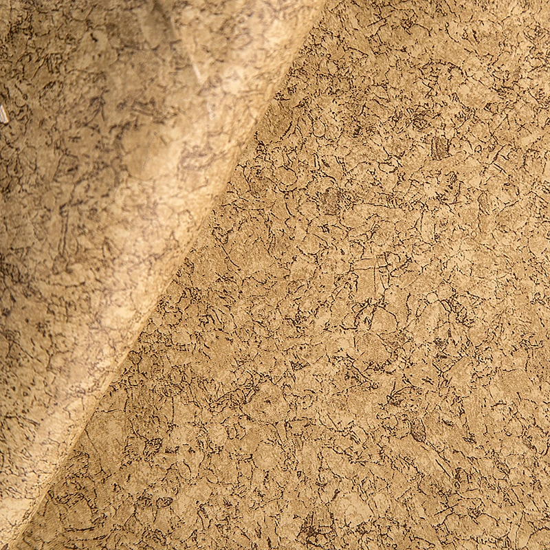 
Eco-friendly Elastic Natural Artificial Leather Fabric Synthetic PVC PU Cork Leather For Making Shoe Material 