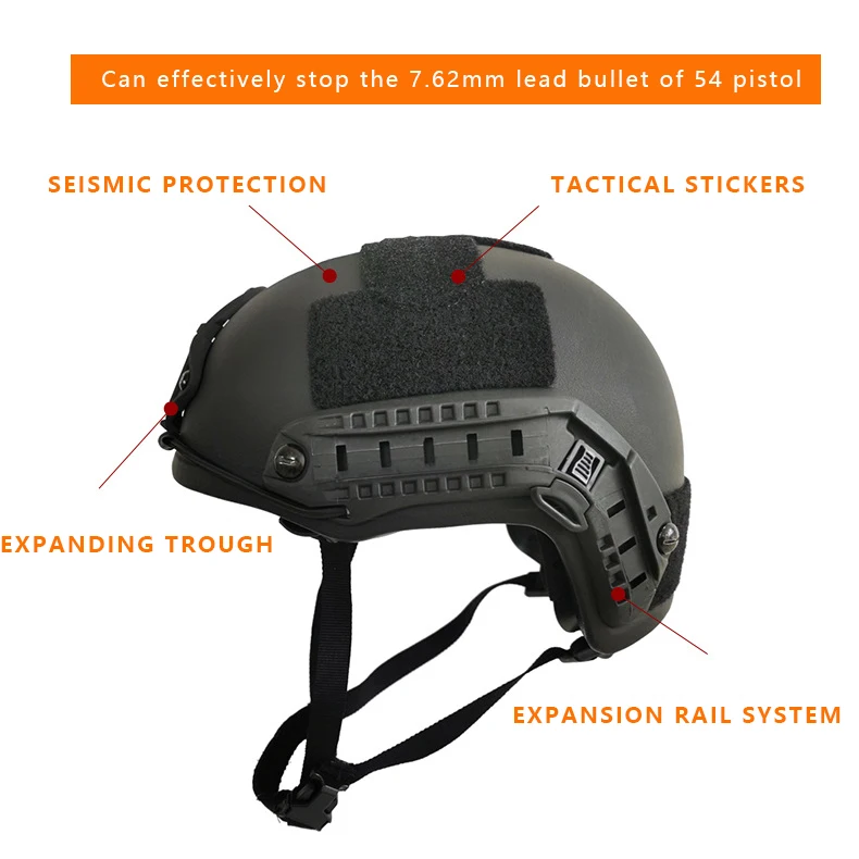 Bullet Proof level IIIA 3A Tactical Helmet Bulletproof Military Fast Ballistic Helmets Ballistic Bulletproof