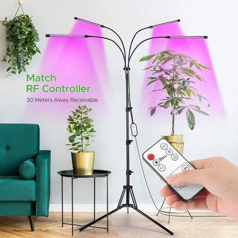 LED folding support plant full spectrum timing plant growth light aquarium fish tank landscaping and nursery fill light