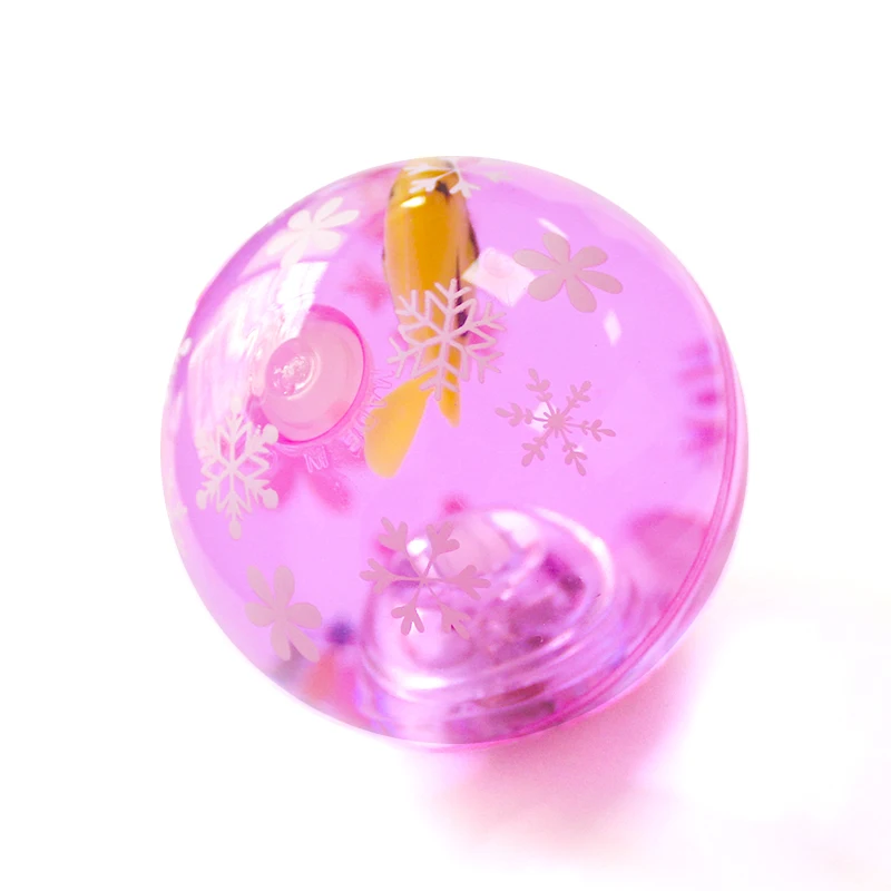 65 мм LED Light up YoYo Jumping Ball Up Rubber Bouncing мигающий водный шар для детской игрушки