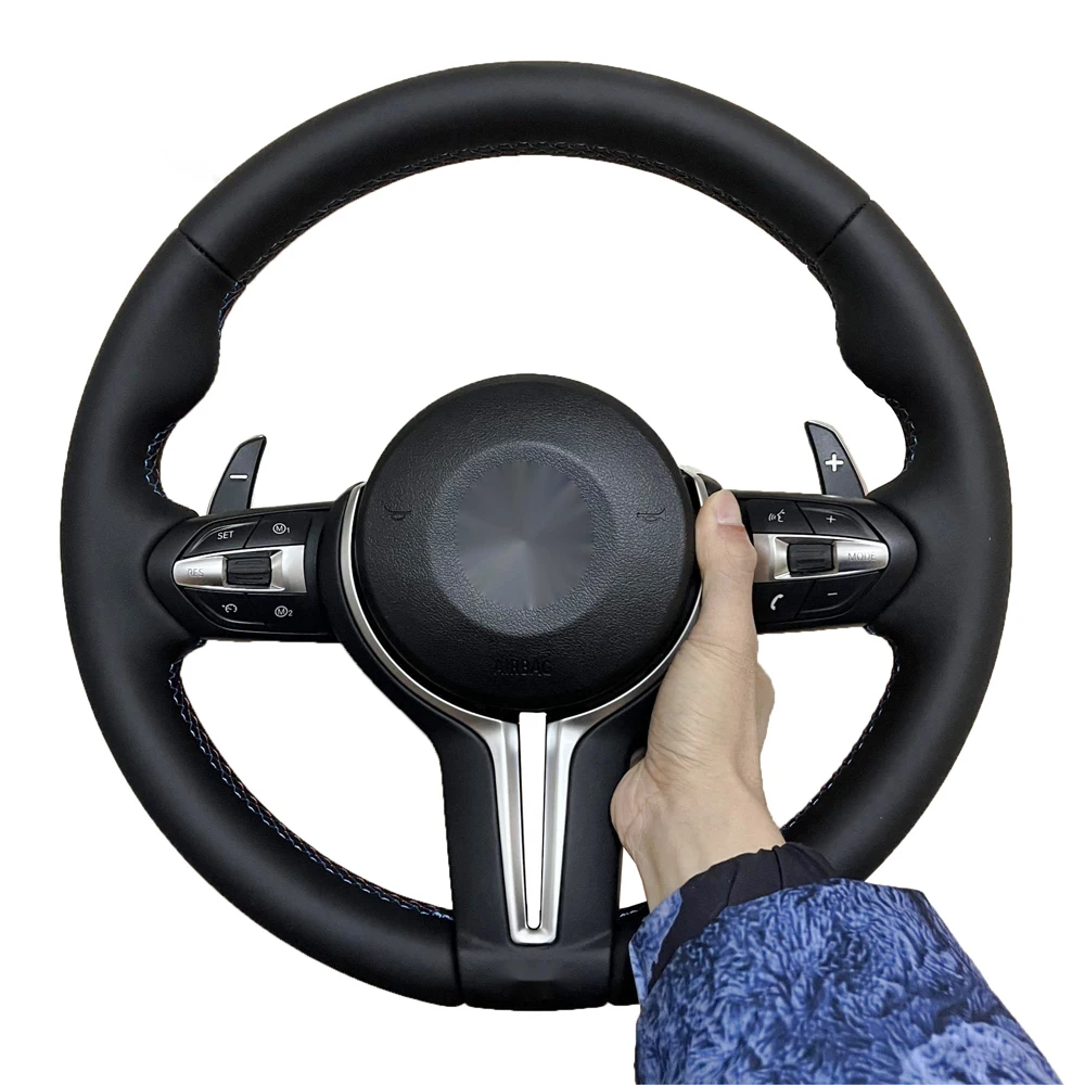 M performance Custom color steering wheel For Bmw E46 M3 F10 F02 E60 E71 E92 M6 6 Series I8 E60 E46 Carbon Steering Wheel