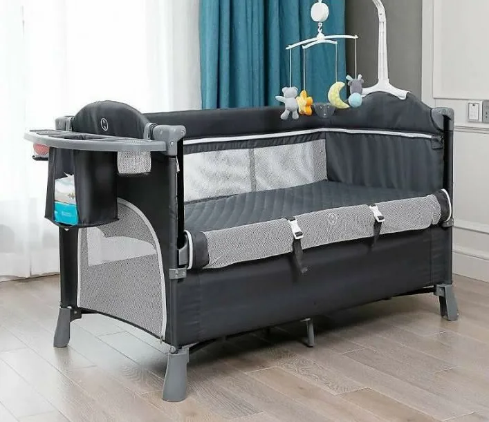 
High quality Double layer baby crib baby playpen baby cot 