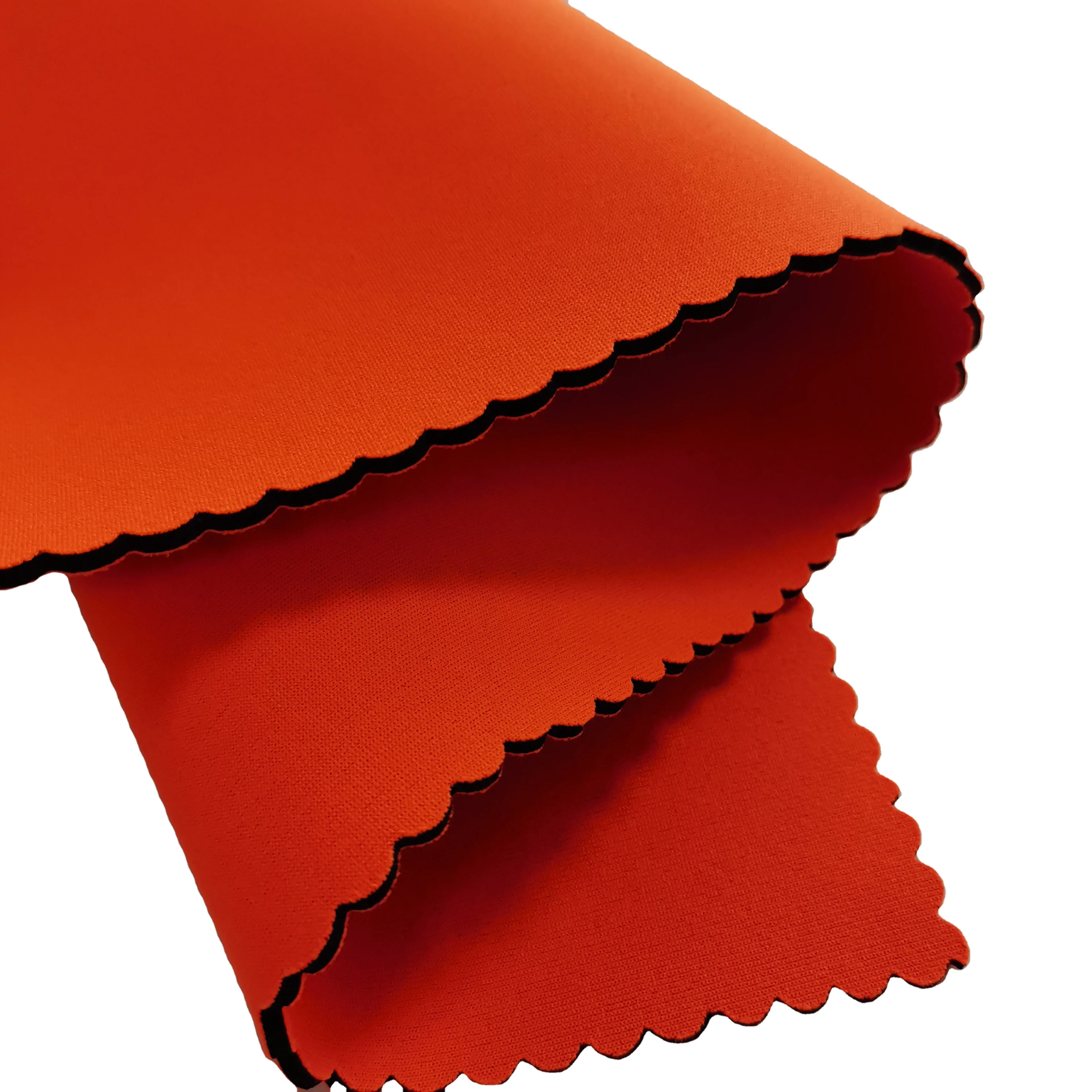 Factory Direct Sale High Quality Wholesale Sale Customized orange SBR Neoprene Polyester Nylon Fabric