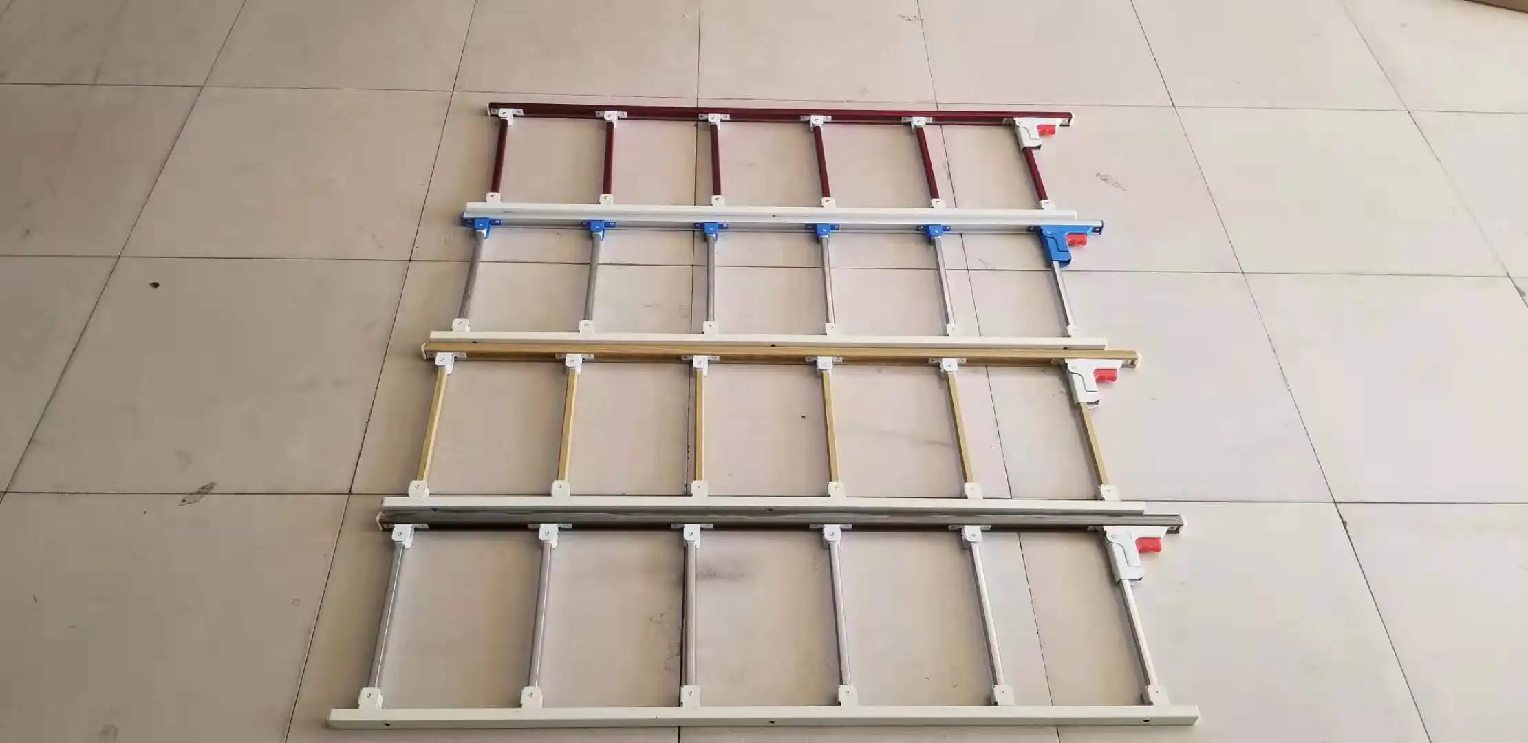 Hospital Bed Side Rails Aluminum Alloy Protective Collapsible Railing Hospital Bed Side Railing