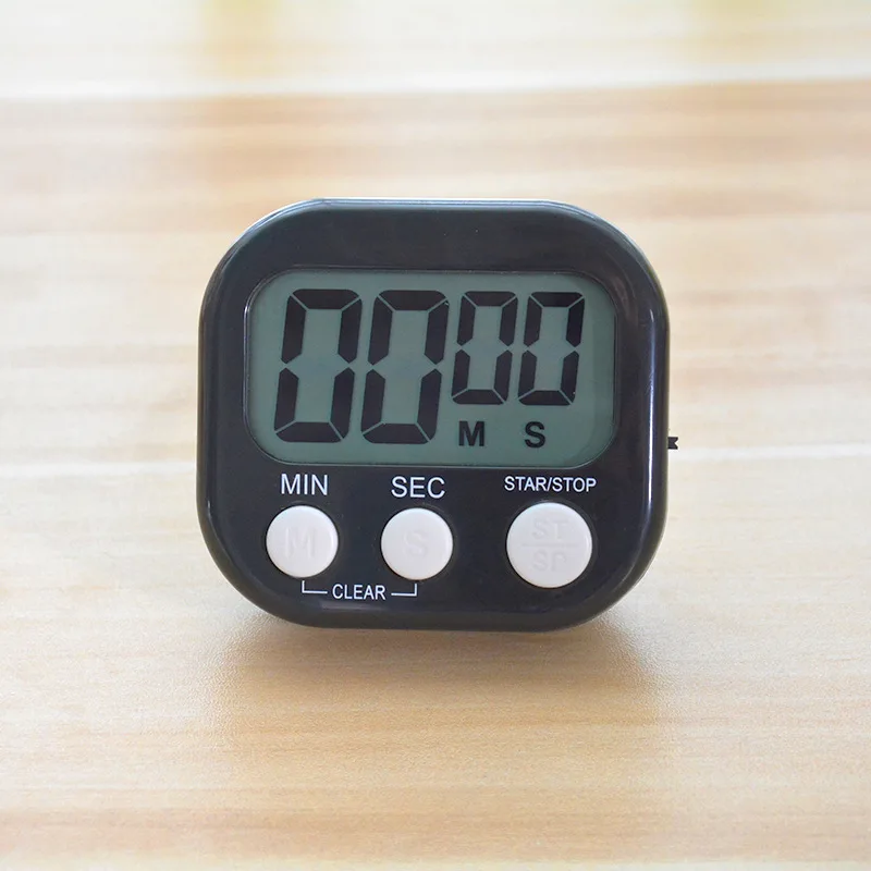  Led digital gym timer Magnetic Countdown Digital Kitchen Timers LED display mini cute magnet fridge