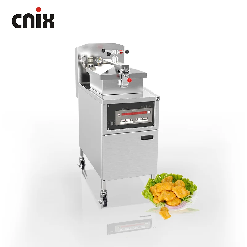 Коммерческая электрическая фритюрница с глубоким давлением CNIX PFG-800 для куриц