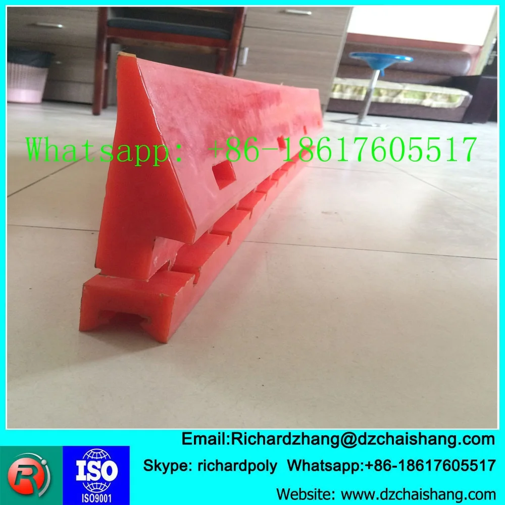 Polyurethane Conveyor chain scraper conveyor blade belt scraper for mine