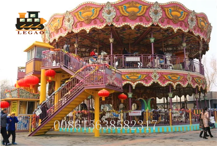 electric motor  3 seats mini carousel horse for sale kids/ chinese carousel