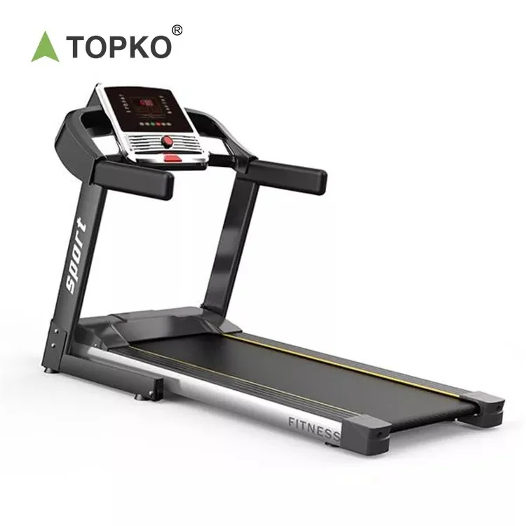 Складная электрическая беговая дорожка TOPKO для домашнего использования оборудование фитнеса тренажерного зала с электроприводом