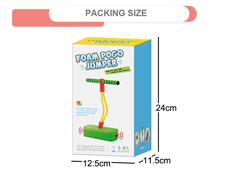 2023 New Children frog jump balance training equipment outdoor sports Whistle Flash Frog Jump  jumper