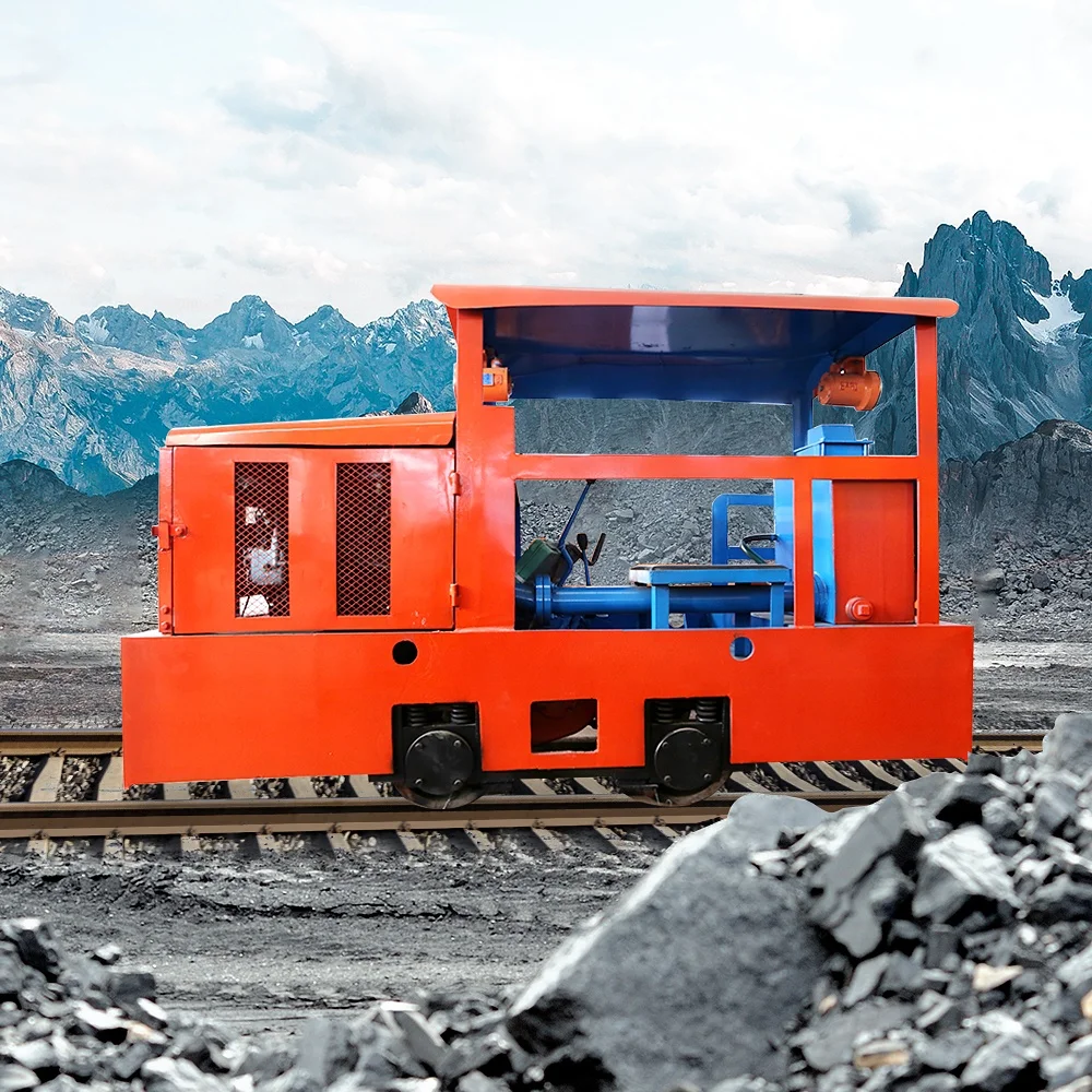 Best Selling Mining Diesel Narrow Gauge Locomotives CCG8.0/600J Train Shunting Mine Electric Locomotive