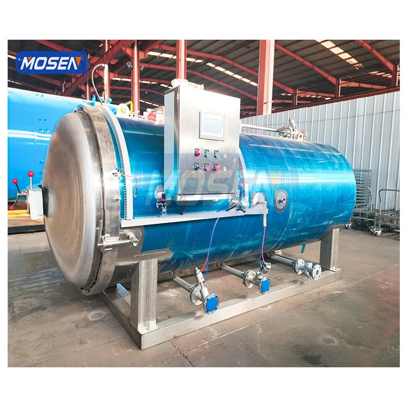 Palm Fruit Steam Retort Sterilizer Stainless Steel 304 Autoclave for Pouch Tin Cans Food Industry