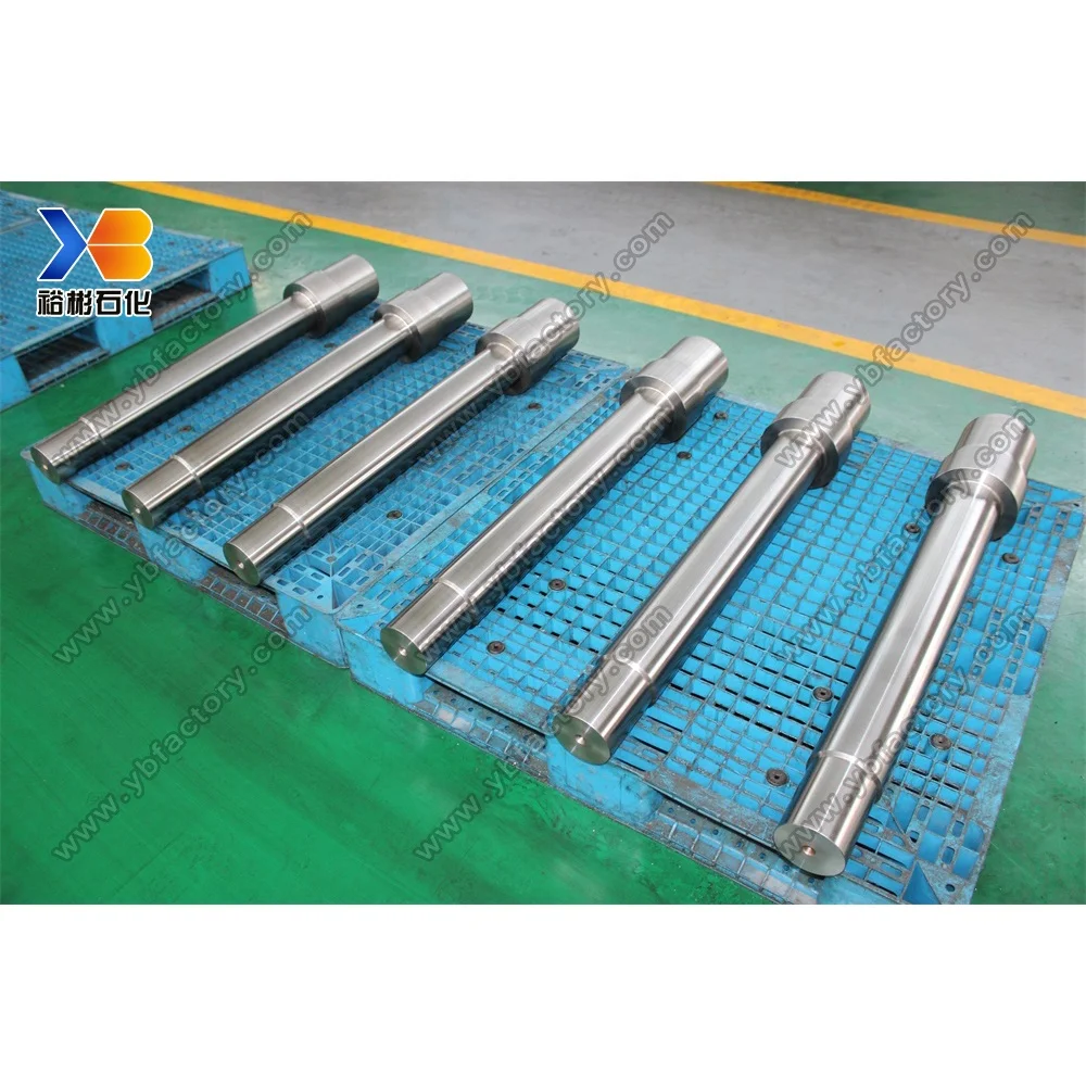 Forged Steel SNCM 439 Shaft Customized CNC Machining Solid Steel Shaft