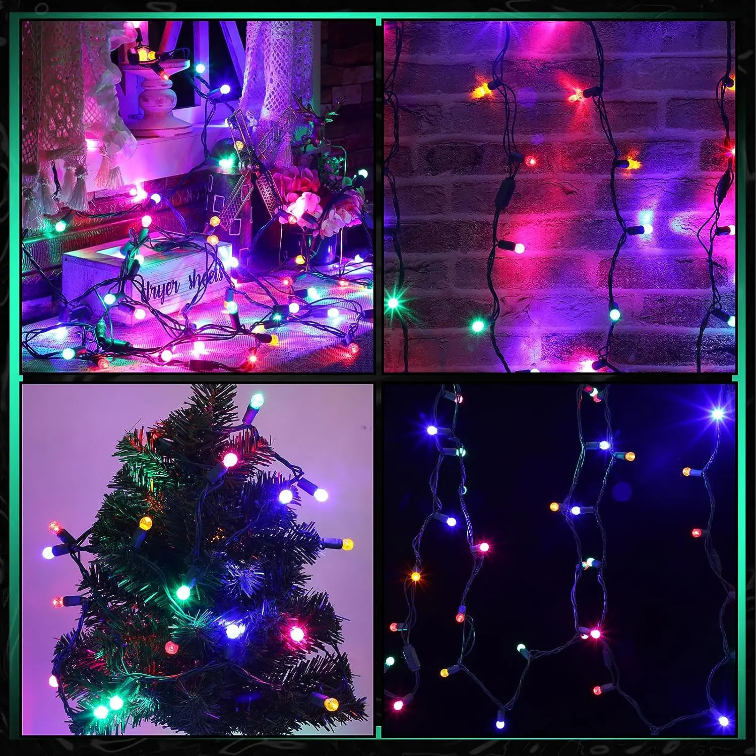 UL Multi  G12 LED Faceted Christmas Mini Light Christmas tree lights