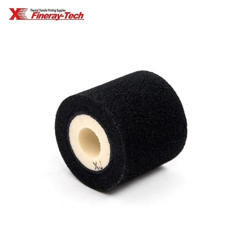XJ 35mm*35mm Type Black Hot Coding Ink Roller Plastic Bag Band Sealing Sealer Machine Date Printing Hot Ink Roller