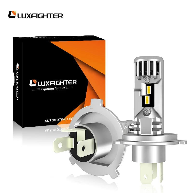 LUXFIGHTER 2023 New Style Universal Car Led Headlight H1 H4 H7 H11 Auto Lighting System 9006 9005 Led Headlight Bulb