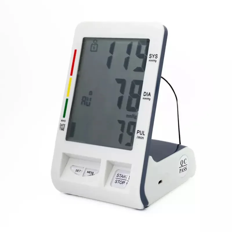 Health Care Electric Portable Intelligent English Voice Digital Bp Ambulatory Medical Sphygmomanometer Blood Pressure Monitor