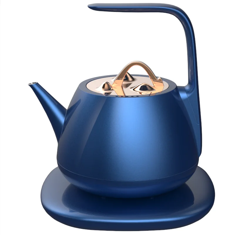 black white steel electric kettle mini electric portable tea kettle electric water kettle