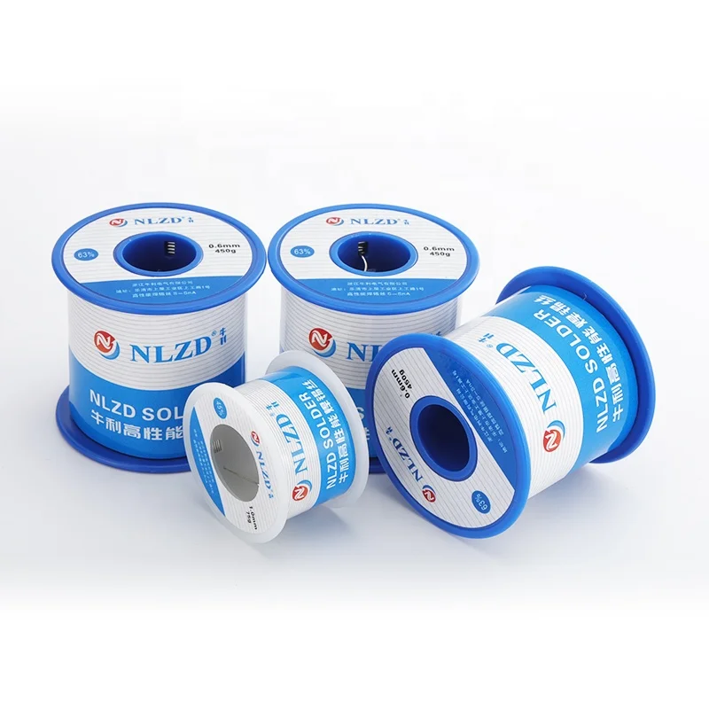 0.6/0.8/1/1.2/1.5/2.0mm 63/37 FLUX 2.0% 50g/100g Tin Lead Tin Wire Melt Rosin Core Solder Soldering Wire Roll