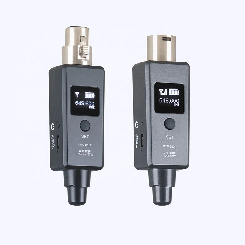 Профессиональный UHF Беспроводной xlr Динамик передатчик адаптер микрофон Беспроводная система проводной к беспроводному аудио