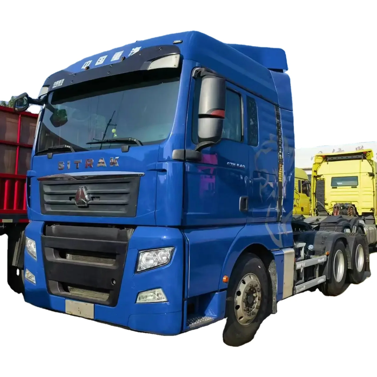 Used SITRAK C7H Tractor Truck 6x4 CNG Euro 5 Emission Standard Manual Transmission Left Steering Direct from China Factory