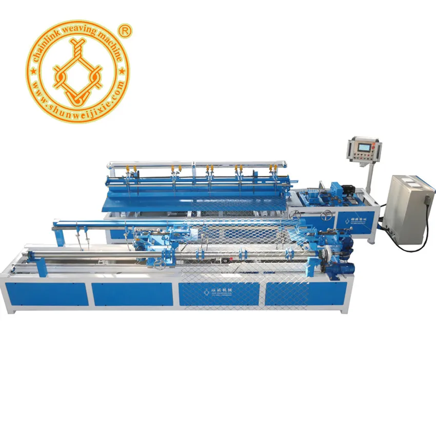Automatic  stainless steel wire mesh chain link fence making machine