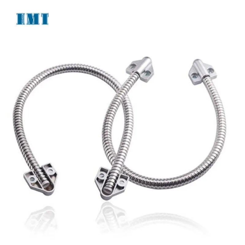 Stainless Steel Electric Power Transfer Armored Cable Door Loop For Exposed Mounting