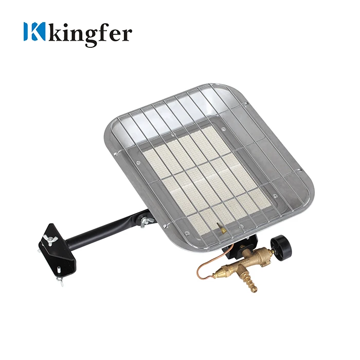 CE Certified 4.5KW  Portable Gas Heater Portable Freestanding Patio Heaters Outdoor Use Propane Fuel Tank Top Safety Features