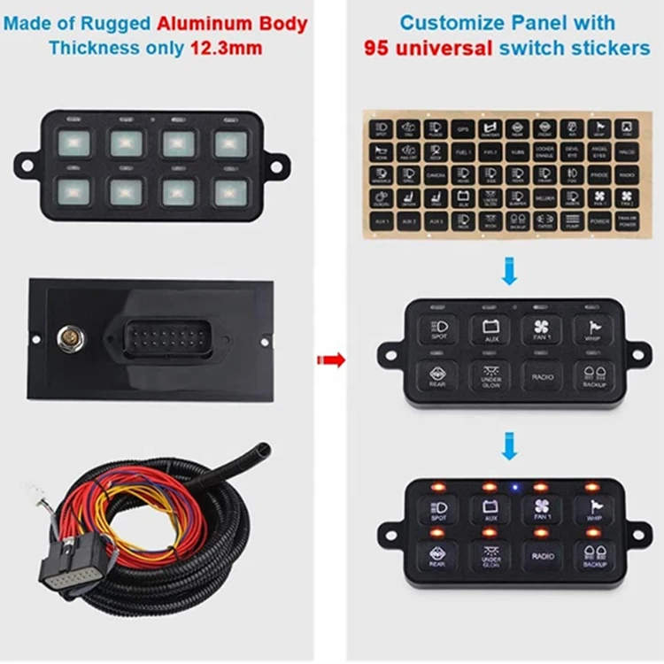 Genuine Car Waterproof 8 Gang Panel Hr17 Low Voltage Fuse Switch Disconnector