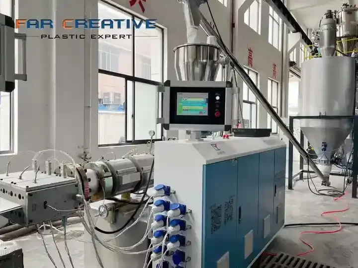 FAR CREATIVE Multi Function WPC Exterior Strips Outdoor Decking Wood Plastic Compound Wall Panel Making Machine