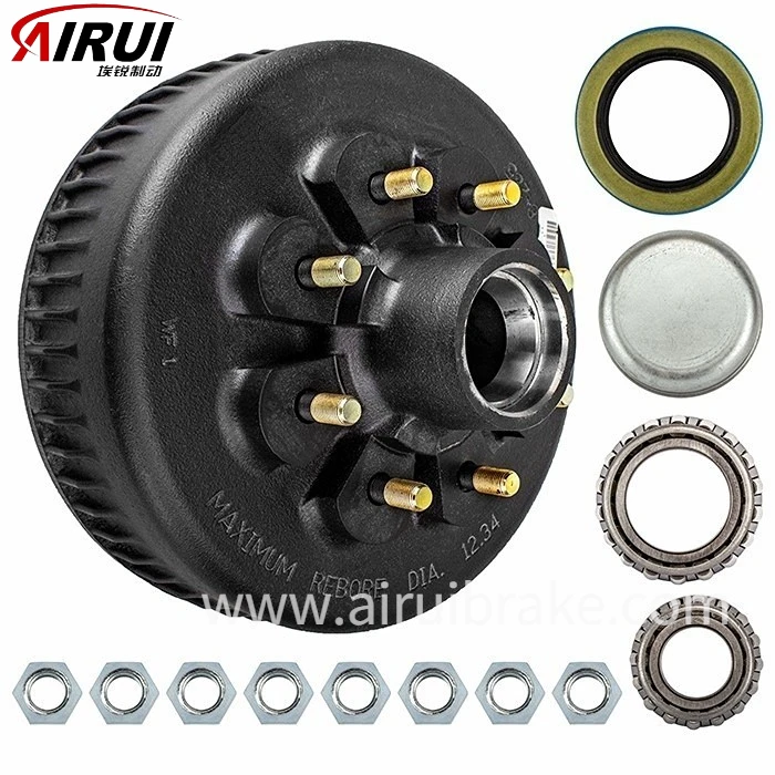 king pin High quality factory direct sales 8000  lbs brake drum for trailer trailer part