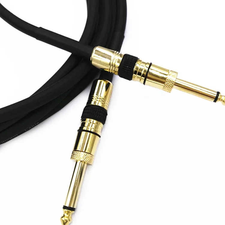 Guitar Instrument Cable 20 Foot, 20ft , Right angle  to Right angle 1/4-Inch TS Guitar Cable