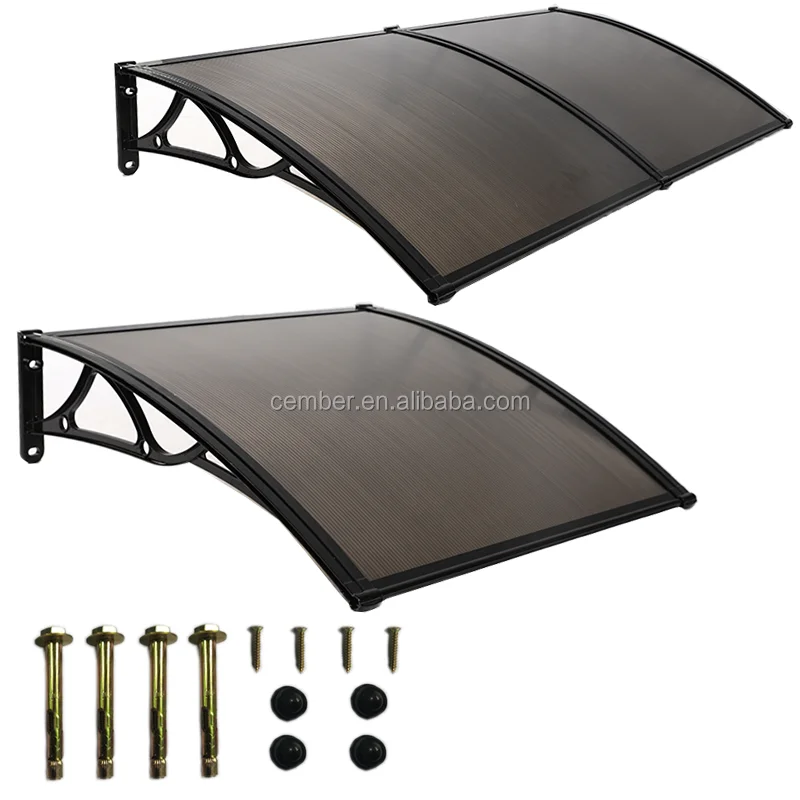 Factory Price Polycarbonate Canopy Anti Typhoon Pergola Awnings For Outdoor
