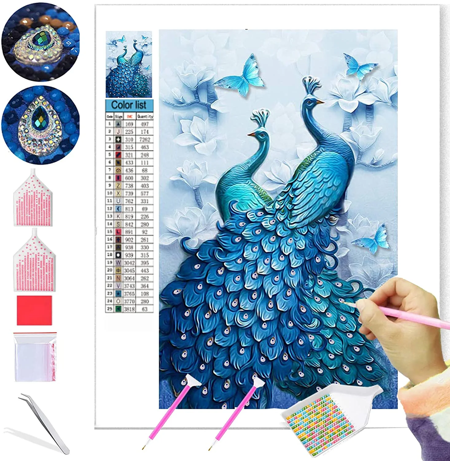 diy 5d diamond painting kits for adults diamond art painting for adults peacock diamond painting peacock