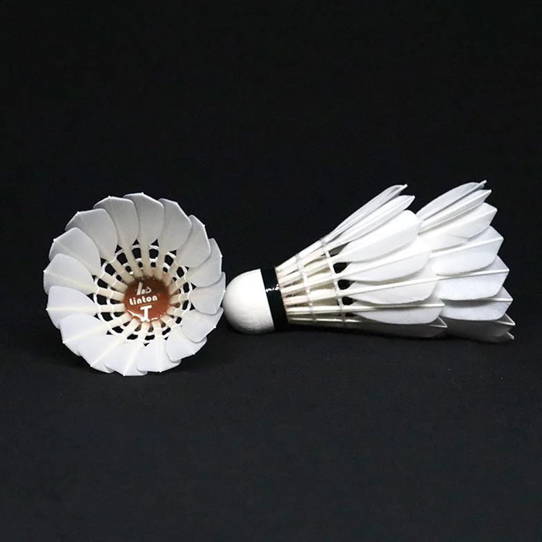 The Best Selling Popular Exercise Fitness Great Quality Goose Feather Own Brand Professional Badminton Shuttlecock